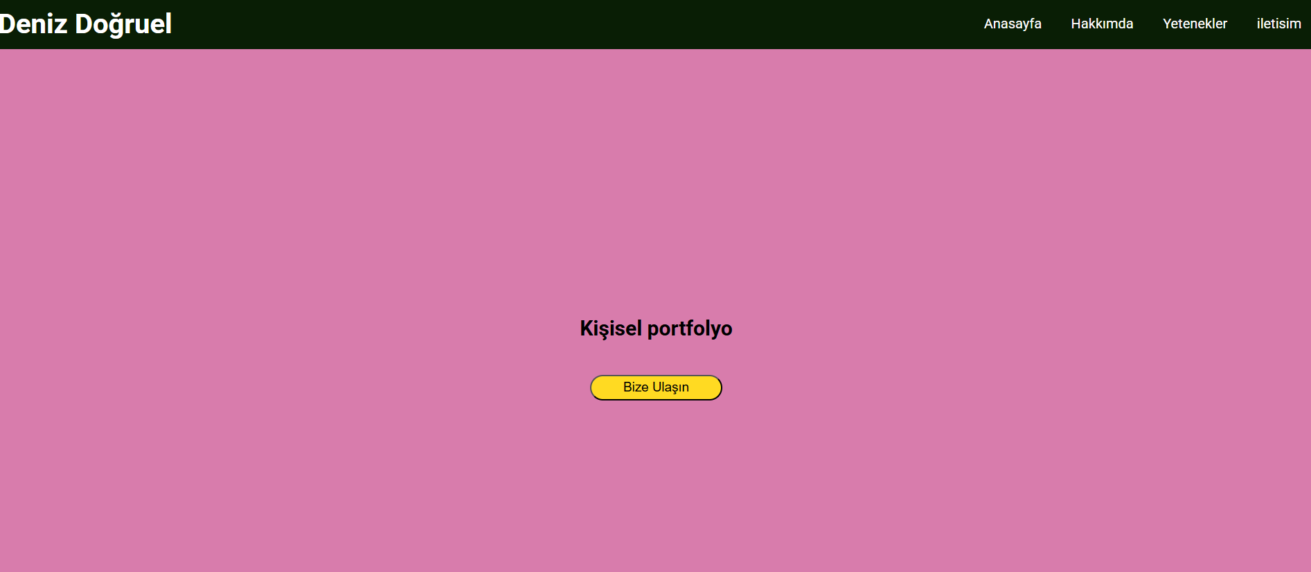 portfolyo sitesi